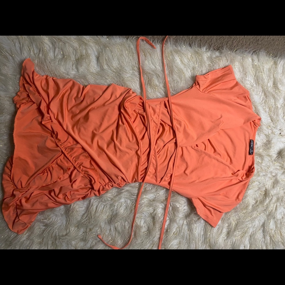 Orange dress